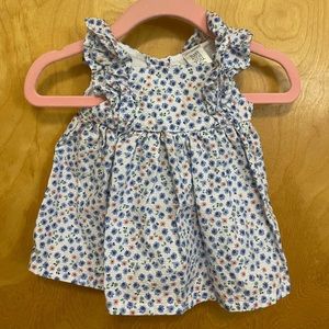 Carters floral newborn outfit